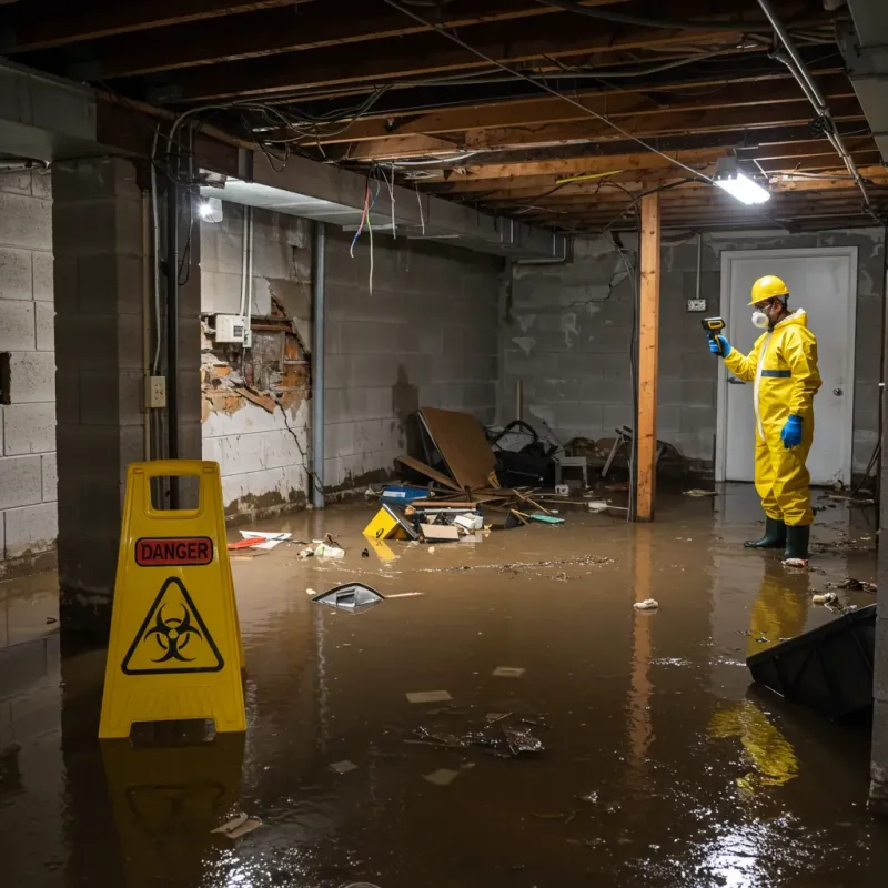 Flooded Basement Electrical Hazard in Waikapu, HI Property